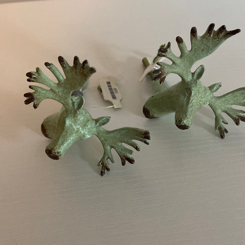 2Moose Drawer Pulls seafoam/brown